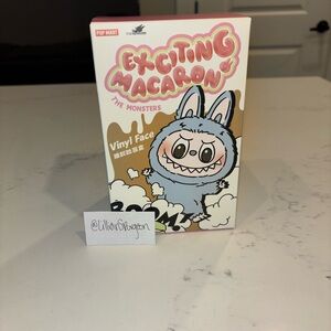 Blue and White Action Figure Playset with Long-Eared Character